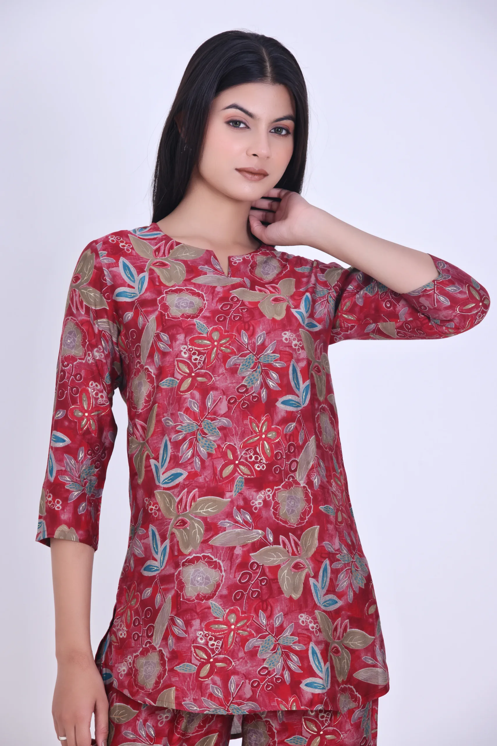 CRIMSON CANVAS CO-ORD SET